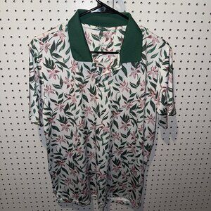 Bonobos Men’s Golf Polo Shirt – Size Medium – Slim Fit – Floral Print